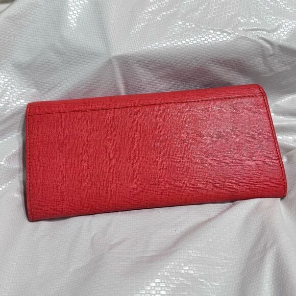 Furla Mango Women's Saffiano Textured Leather envelope Wallet - Picture 4 of 12